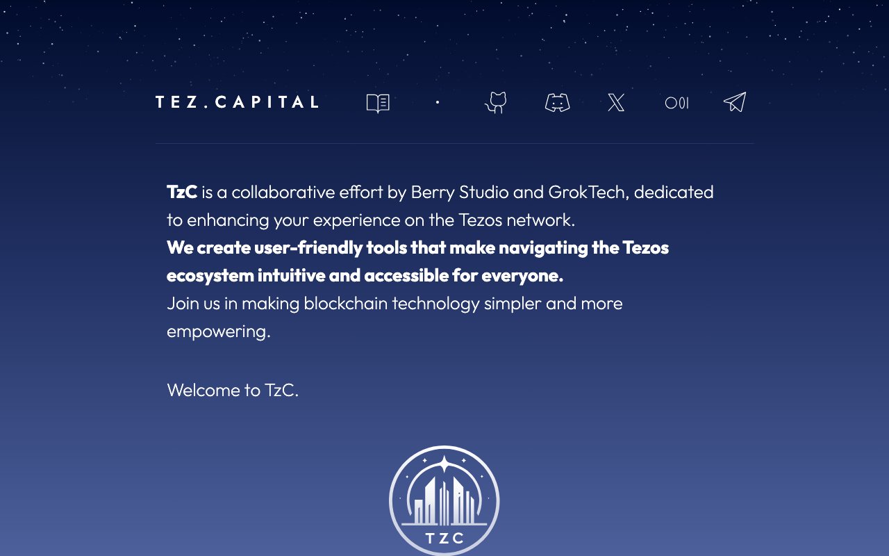 Tez Capital open-source tools for Tezos operators